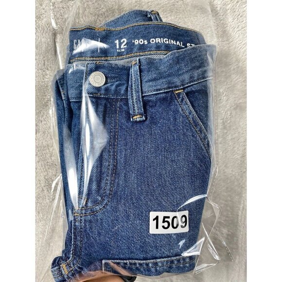 GAP Kids ’90s Original Straight Jeans - Size 12 Slim - Picture 10 of 10